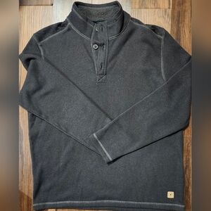 Mens Sz XL NWOT G.H. Bass & Co. Dark Gray High Collared Sweater in Perfect Cond
